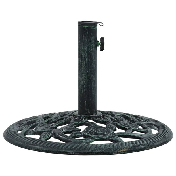 JEAREY 4-Pieces Heavy-Duty Umbrella Base Stand Cantilever Offset Patio Umbrella Stand Square Base Plate with Locking Black for Water or Sand Black 